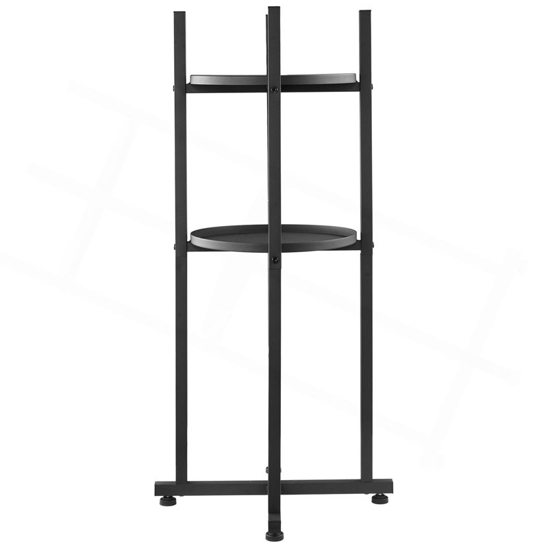 Support pour distributeur d'eau, support pour cruche d'eau à 2 niveaux pour 1 bouteille, support pour cruche robuste avec tablette de rangement amovible, base stable en forme de croix, pour la cuisine, le bureau et le salon