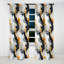 Rideau occultant en marbre doré et noir Bohemian Flair Marble Fusion - 1 panneaux-107538677