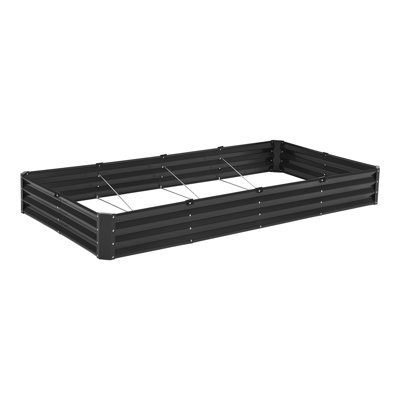 Cassarah Metal Raised Garden Bed