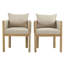 Chaises de salle à manger rembourrées Merlean-114730331-114730333