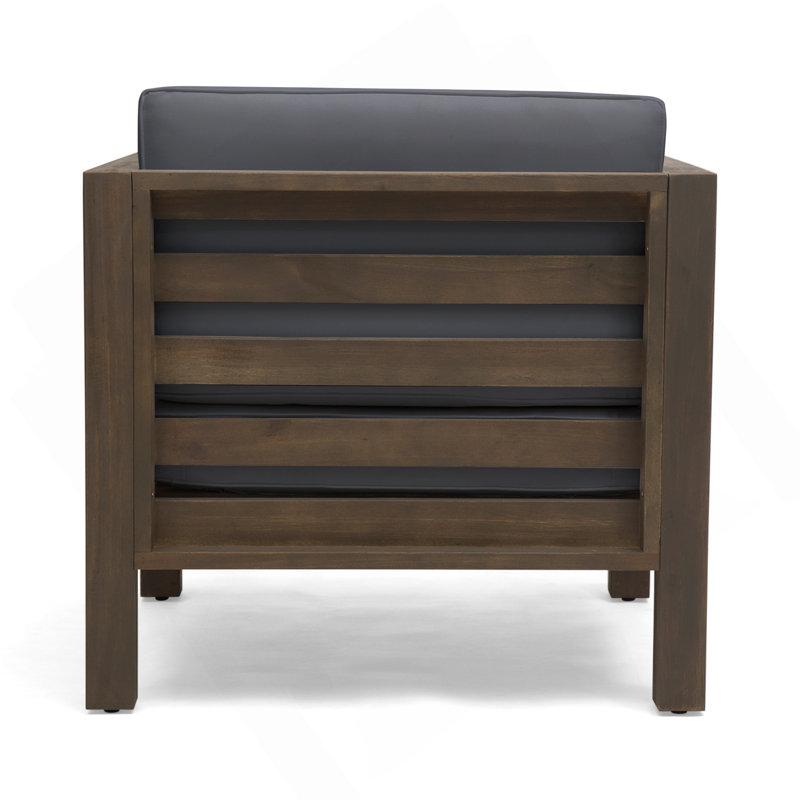 Oana Club Chair, Gray, Dark Gray