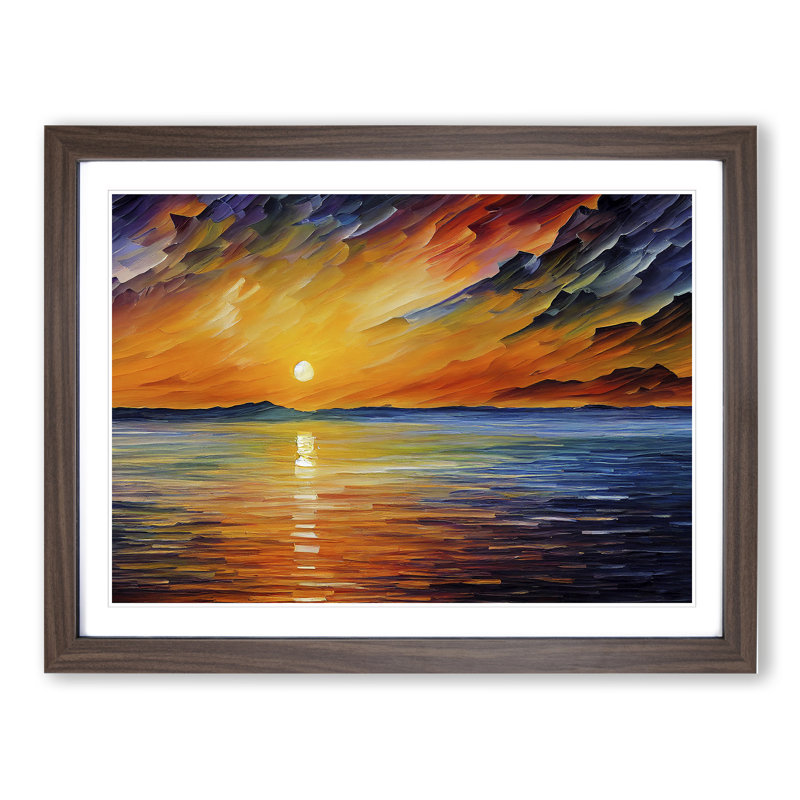 Glowing Sunrise Vol.1 - Framed Print