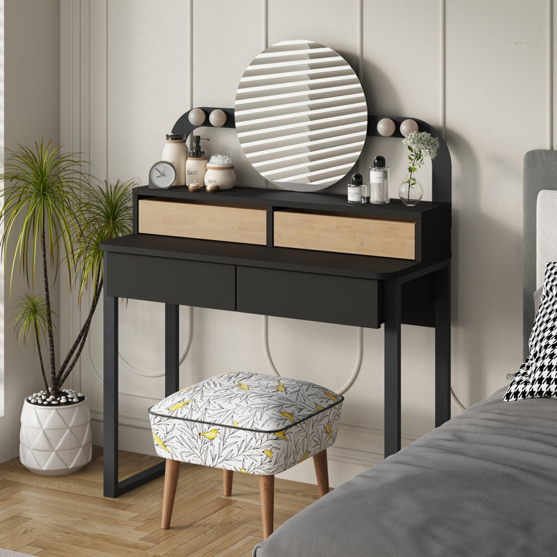 Dressing Table, Black Sapphire Oak