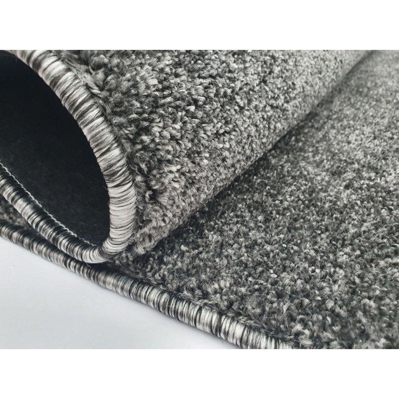 Hebbville Handwoven Grey Rug, Rectangle 80cm x 150cm