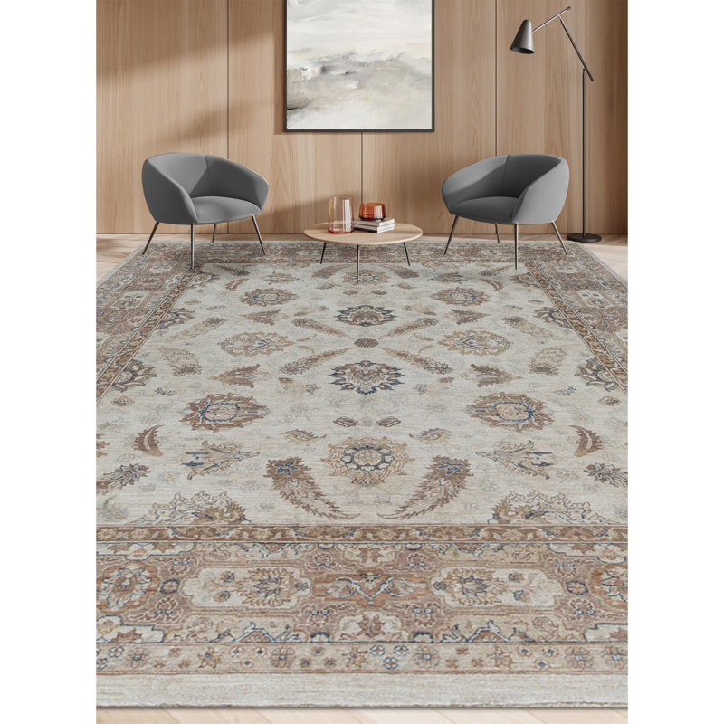 Sultanabad Hand Woven Wool Oriental Area Rug
