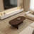 Japandi Coffee Table Solid Wood-482880356