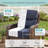Aoodor Smile Outdoor Chair Cushions Set, Sunbrella Fabric High Back and Deep Seating Outdoor Cushion-11447135-11447127