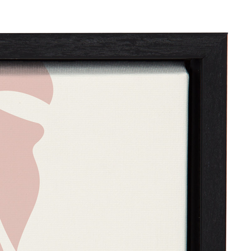 «Boho Abstract Face» par The Creative Bunch Studio, reproduction d'art sur toile encadrée