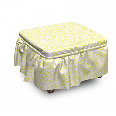 Housse pour repose-pieds fleur de moelleux-aster