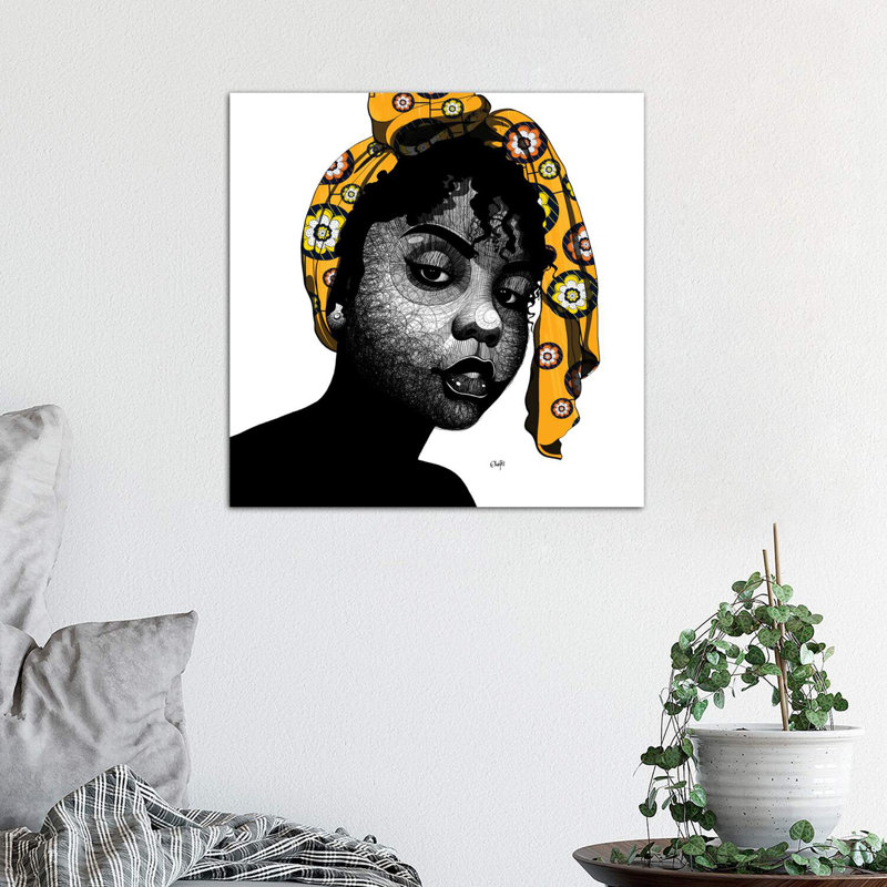 Fatima 1 Piece Wrapped Canvas Wall Art, 45.72cm H x 45.72cm W x 3.81cm D