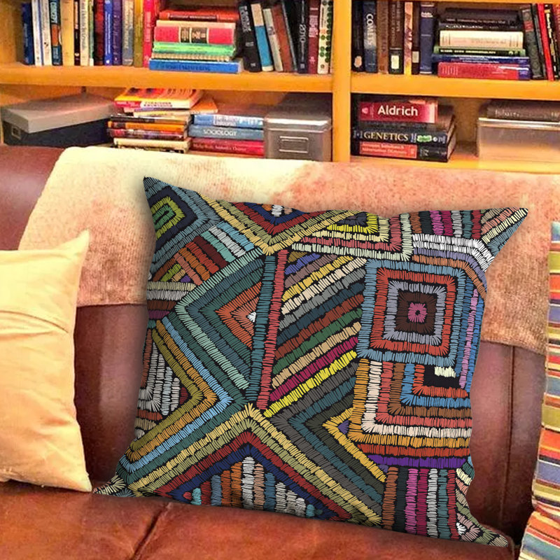 Housse et insert de coussin extérieur d'extérieur, 16" x 16"