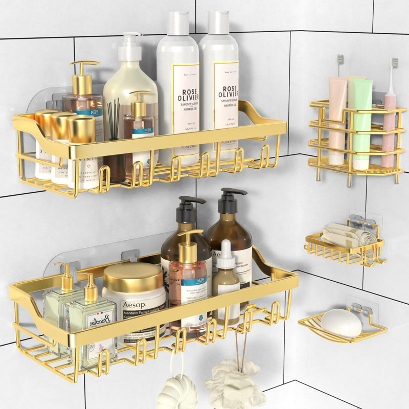 Neige Adhesive Stainless Steel Shower Caddy