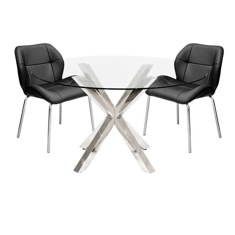 4 - Person Dining Set, Black