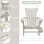 Chaise Adirondack pour l'extérieur en PEHD Licola-805399