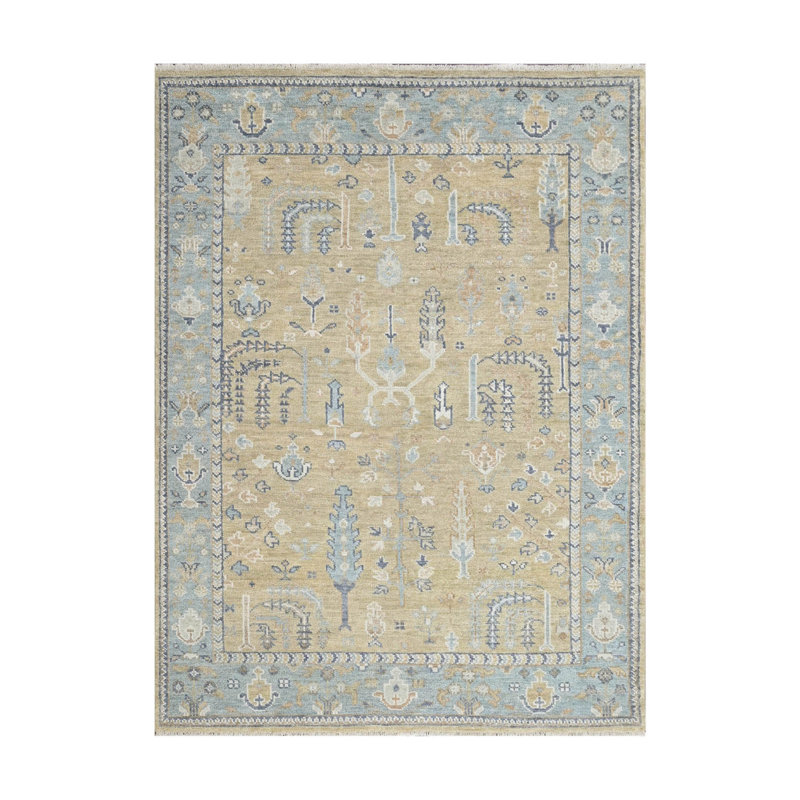 Hela Wool Southwestern Rug, Rectangle 7'9" x 9'10"