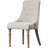 Tufted Cotton Upholstered Parsons Chair-132286849