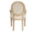 Ensemble de chaises de salle à manger rembourrées French Country avec dossier en rotin