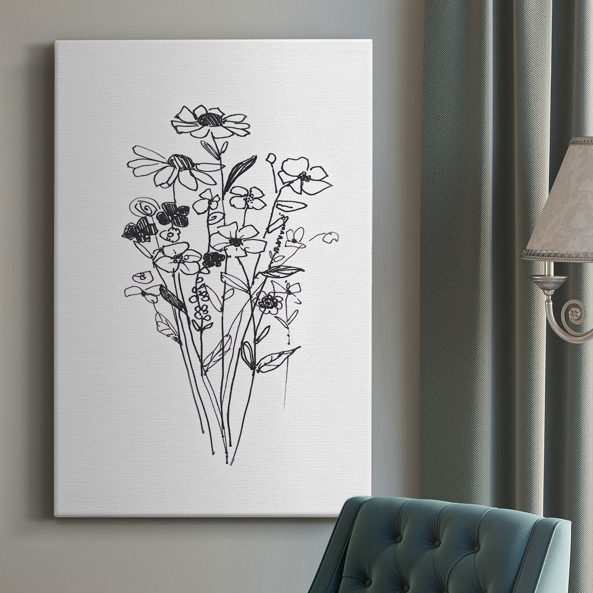 Winston Porter Farmhouse Plants II - Wrapped Canvas Print - Wayfair Canada