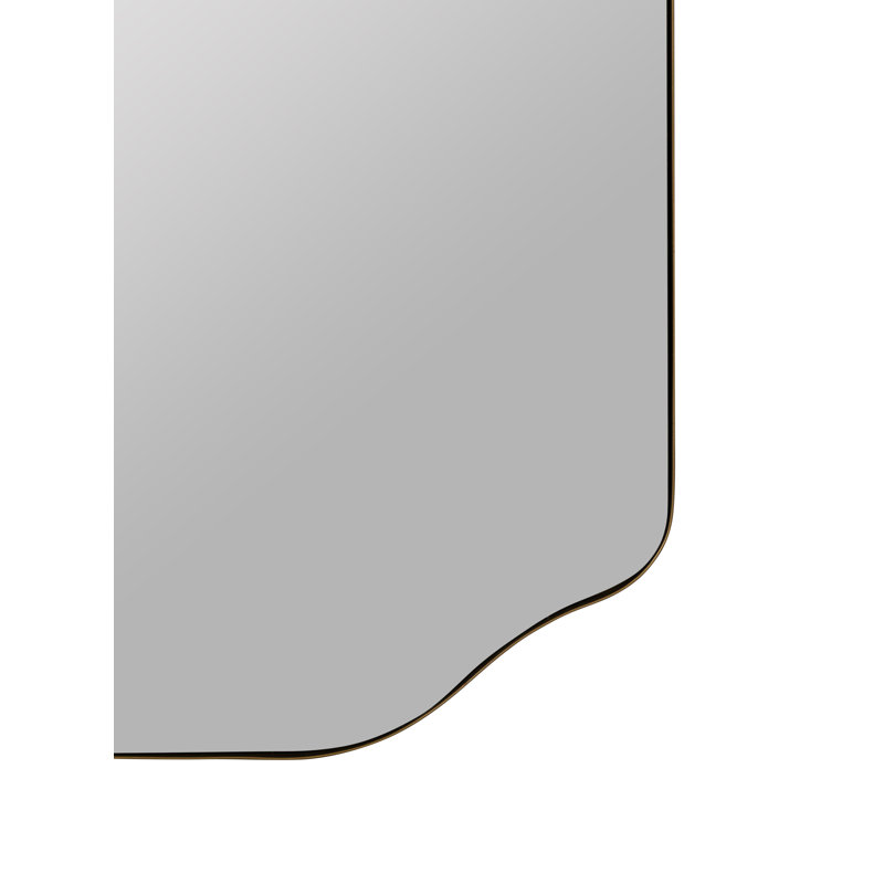 Large Henry Gold Wall Mirror, Gold