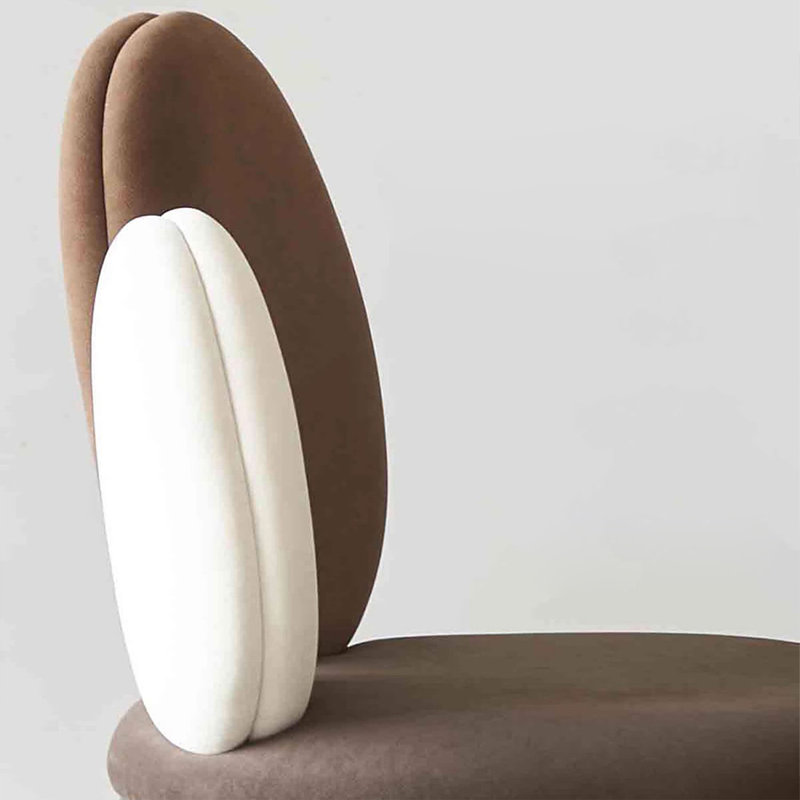 Brown Solid back side Chair(Set of 2)