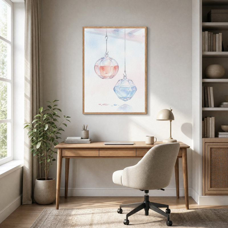 Art mural sur toile suspendu, H 24 po x l 18 po