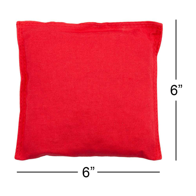 Regulation Size and Weight Cornhole Bean Bags for Cornhole Board Toss Game, Red/Blue