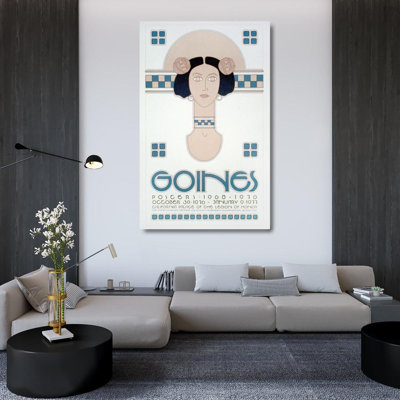 "Goines, Posters; 1968-1976" by  David Lance Goines - Gallery Wrap Canvas Wall Art