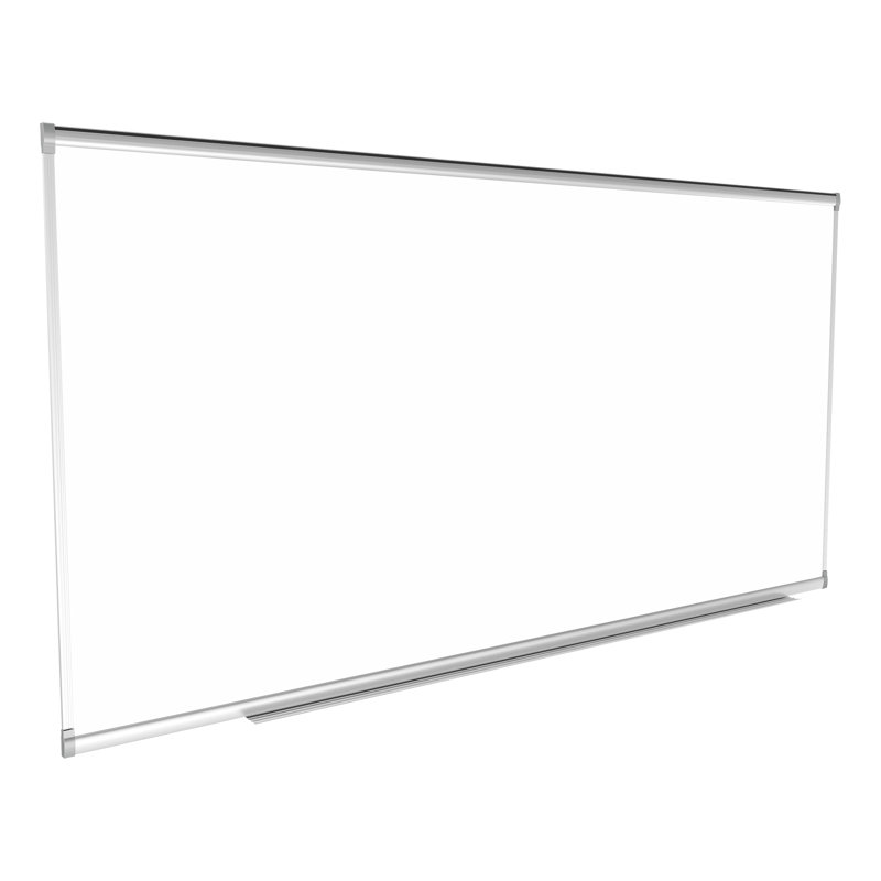 Tableau magnétique effaçable à sec mural à faible brillance par Learniture, 48 po x 96 po