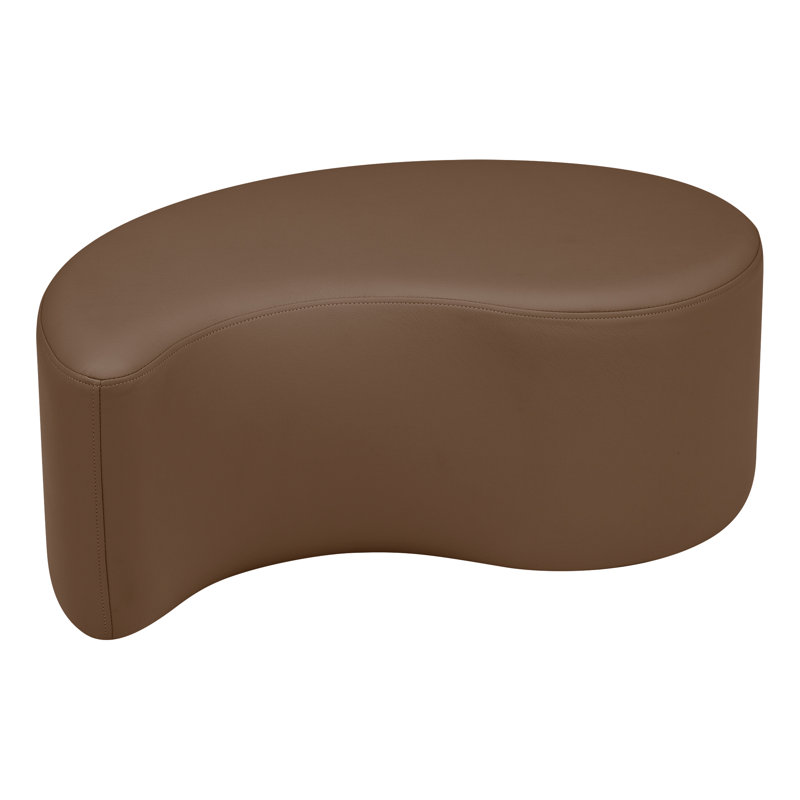 Shapes Structure Soft Seating Teardrop Kids Soft Seating, Chocolate, 18" H x 29" W x 17.5" D