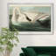 Trumpeter Swan - reproduction d'art sur toile-1014097685-1014097682