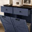 Armoire poubelle double inclinable Farmhouse Blue