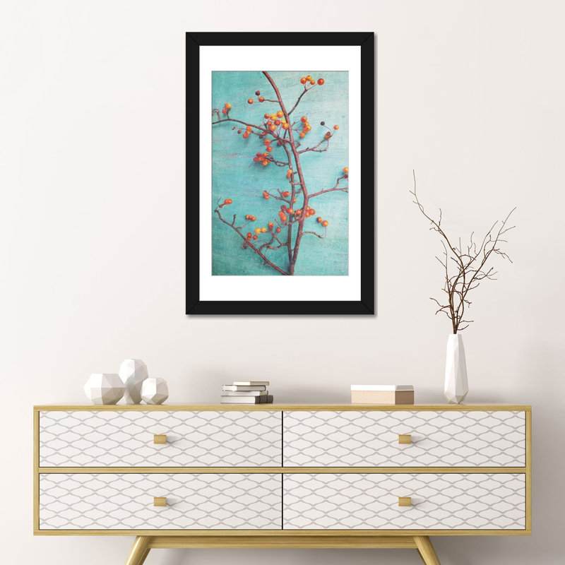 Reproduction de photo sur toile tendue, "elle a raccroché les rêves sur les branches", H 24 po x l 16 po x P 1 po
