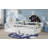 Rivvi Montessori Floor Bed With High Guardrails, LED Light And Storage Shelf-116085303-116085302