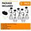 Adwell 5 - Light Black Cluster Pendant