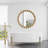 Asana Metal Round Wall Mirror-2126998652