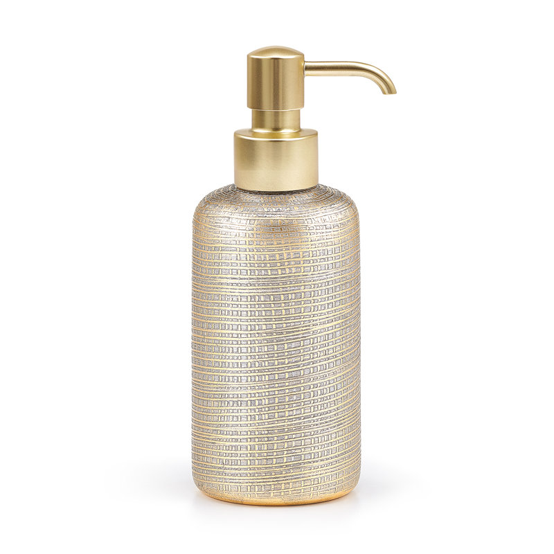 Distributeur de savon tissé, Laiton mat