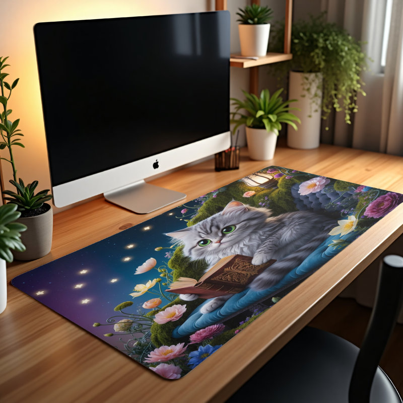 Polyester Desk Pad, 23.6x13.8