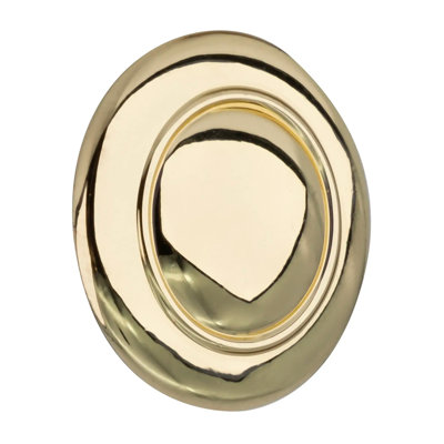 Poignée d'armoire pour champignon BX652PB, diamètre de 1-1 / 4 po, projection de 1-1 / 8 po, base 5/8 po, finition laiton poli
