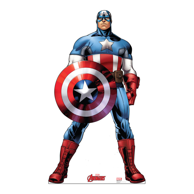Accroche animée avengers de l’amérique du capitaine