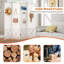 162cm W x 170cm H 4 - Panel Solid Wood Folding Room Divider