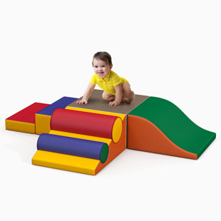 Soozier 12 Piece Soft Foam Building Play Blocks for Toddlers with Bright  Colors, Safe Materials, & Endless Possibilities