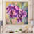 Toile avec cadre flottant beige