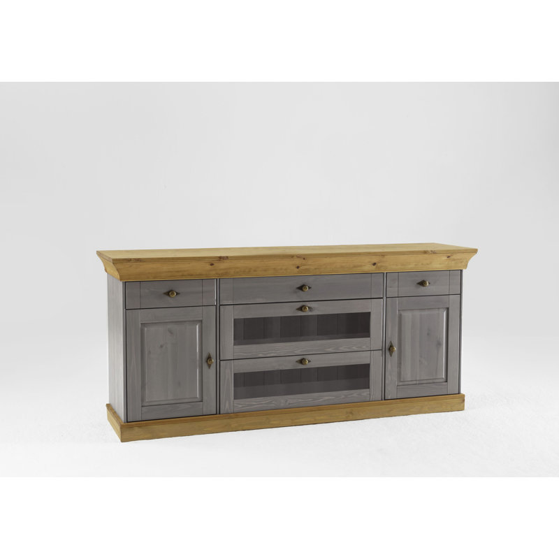 Hojanovice 185.4cm Sideboard, Grey/Leach-coloured