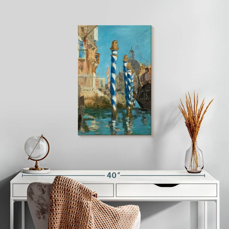 Aime le Grand Canal 1874, H 24 po x l 16 po