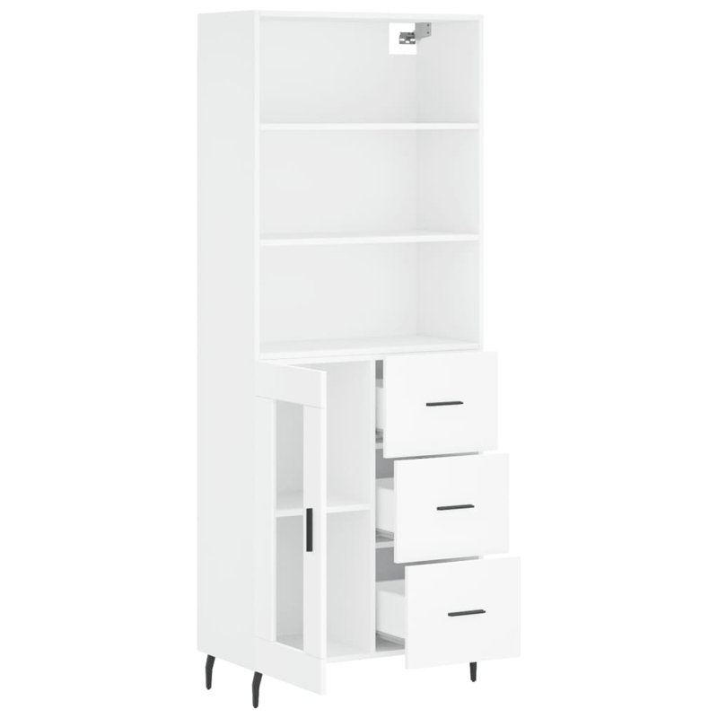 180cm H x 70cm W Standard Bookcase, White
