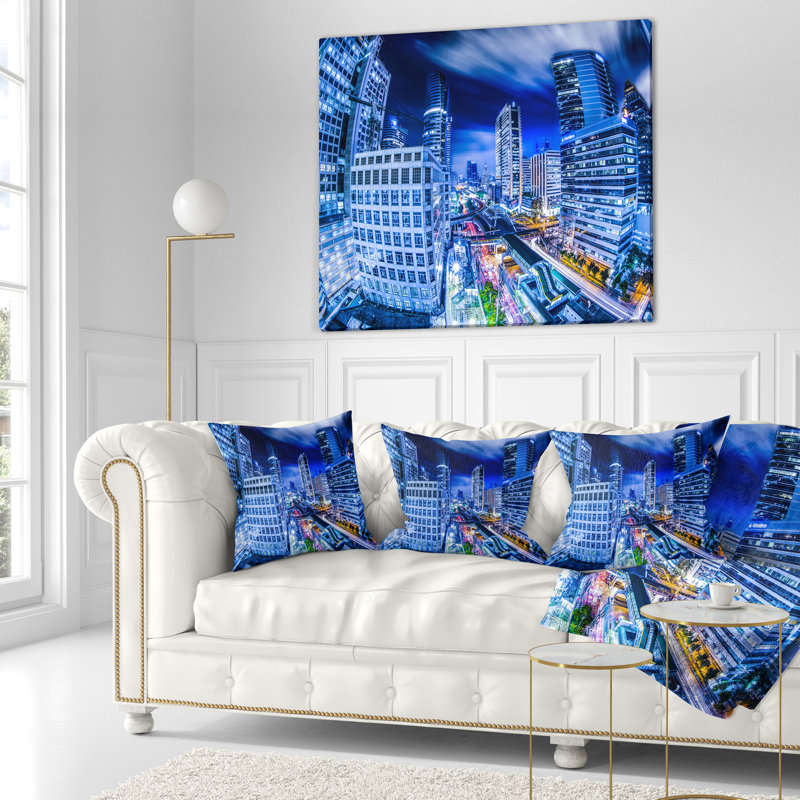 Coussin lombaire en cityscapes bangkok city view