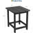 Square HDPE All-Weather Side Table, Durable Outdoor Patio End Table Built to Last, Resists Fading and Moisture for Beach or Porch, Features Simple Assembly, a Sturdy and Versatile Companion-1739685480