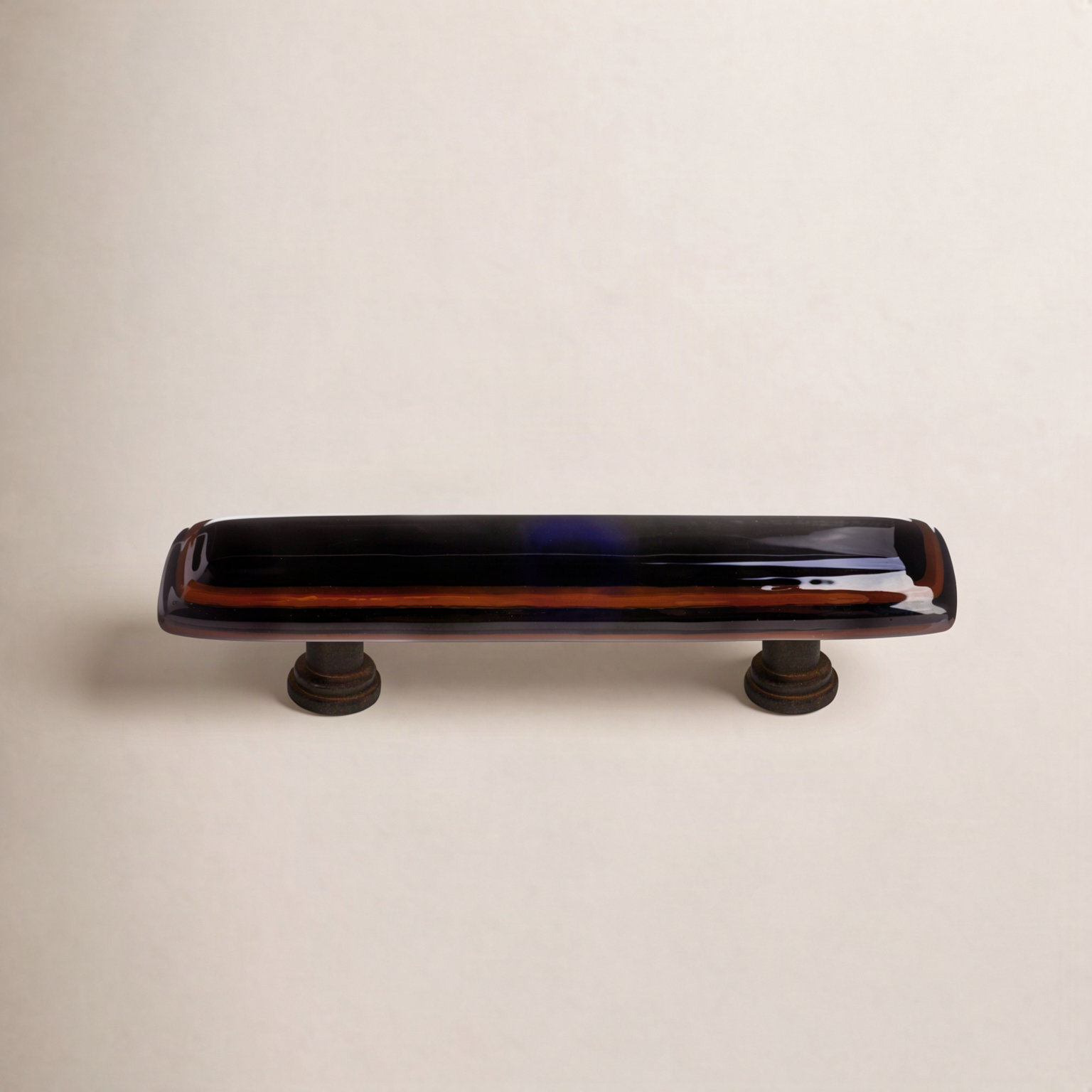 Stratum Bar Cabinet Pull, Woodland/Umber, Oil Rubbed Bronze