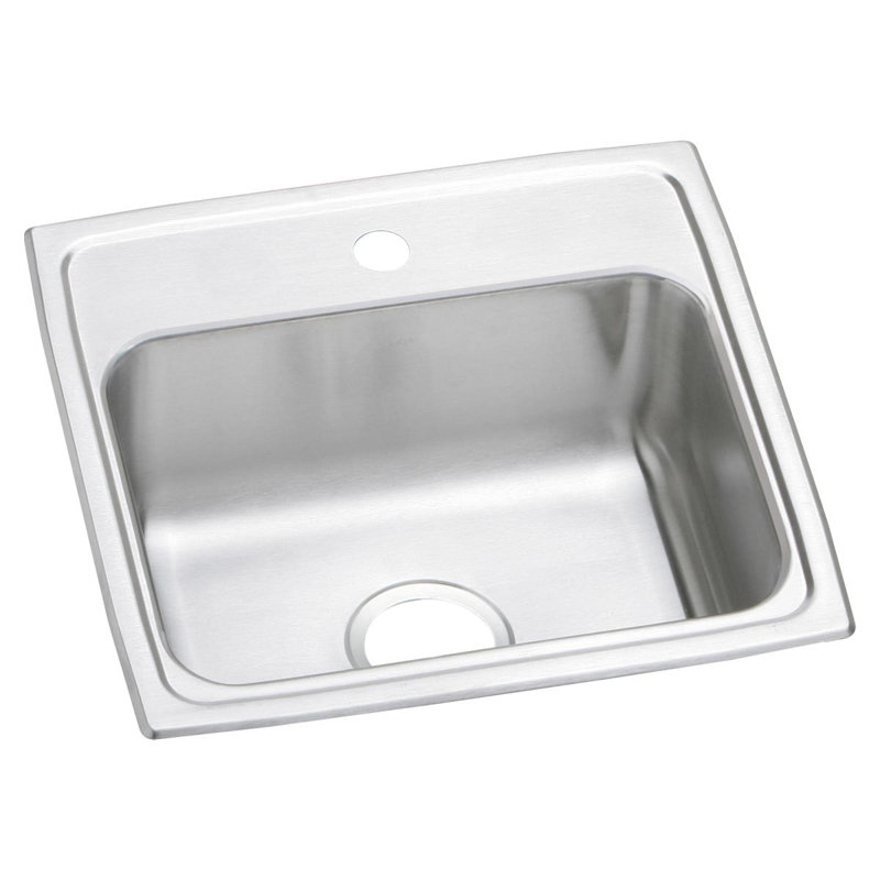 Évier de cuisine encastrable L 19 po x l 18 po Celebrity, 1 trou