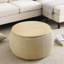 Repose-pieds rond avec rangement, fonction 2 en 1, table de bout et repose-pieds-321521234